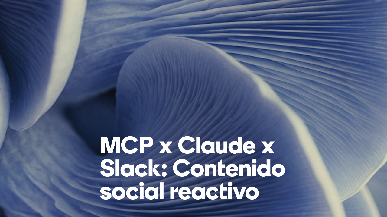 Contenido reactivo para redes sociales, del briefing al resultado final, en Claude